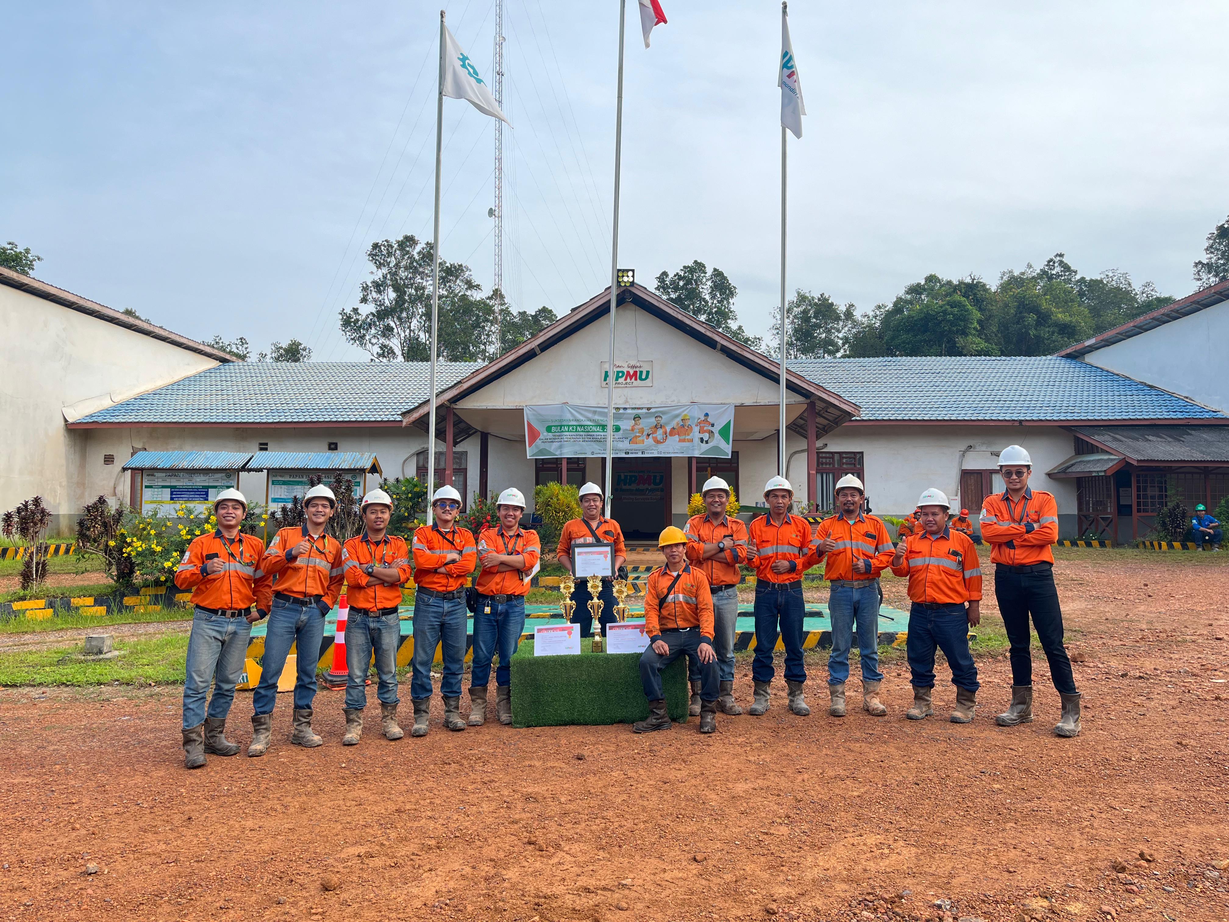 Departeman Plant mendapatkan juara di kegiatan Bulan K3